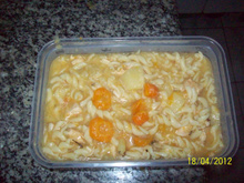 Sopa de carne com legumes da Di