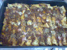 Panqueca especial de carne moída