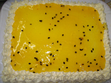 Bolo Mousse de Maracujá