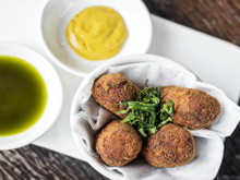 Croquete de carne moída