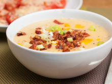 Sopa de batata com 3 queijos: como fazer