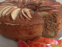 Bolo de Maçã Integral com Aveia e Passas