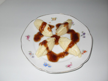 Mousse de chocolate branco e mascarpone