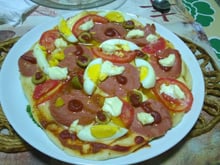 Pizza de forno ou churrasqueira