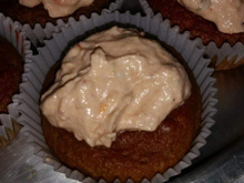 Cupcake salgado de beterraba
