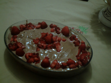 Torta de bolacha com doce de leite