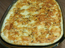 Escondidinho de bacalhau