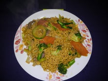Yakissoba de carne - tradicional