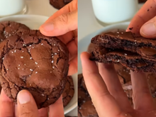 O que é bom pode ficar melhor: cookie de brownie com casquinha crocante é uma receita que estou viciada