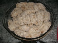 Bolinho de Mandioca com Carne do Queidinho