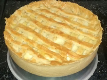 Torta de frango com massa podre