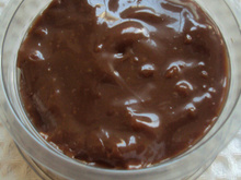 Brigadeiro com biscoito maisena gelado