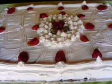 Bolo de aniversário de morango