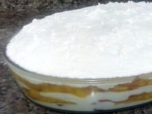 Pavê de banana caramelizada