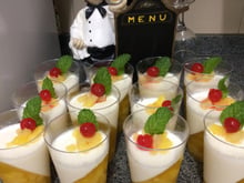 Gelado de abacaxi