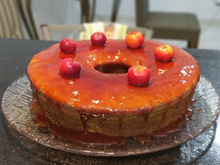 Bolo de acerola do Delair