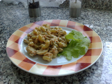 Salada  de  macarrão