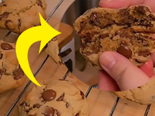 Testo receitas de cookie desde 2018 e finalmente encontrei a receita perfeita: atenção com a manteiga no modo de preparo