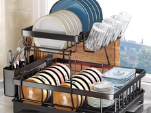 O melhor escorredor de louças inox vem com camadas organizadoras, sistema de drenagem automática e custa menos de R$ 200