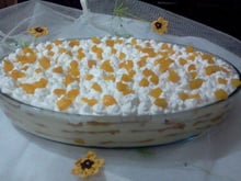 Pavê de pêssego: sobremesa perfeita para o Natal