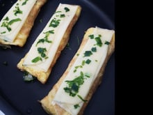 Omelete recheado de escarola ou espinafre