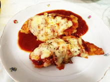 Frango à parmegiana