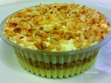 Sobremesa de coco queimado