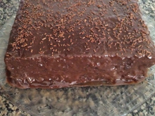 Bolo de chocolate cremoso
