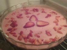 Mousse de morango