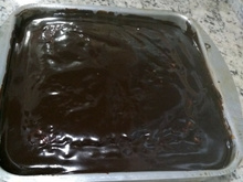 Cobertura dura de chocolate iIdeal para bolo de cenoura