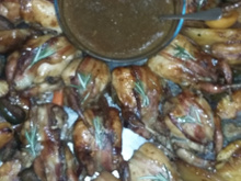 Codorna recheada desossada