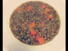 Lentilha com cenoura