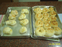 Biscoito de polvilho azedo com queijo