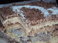 Torta mesclada de chocolate