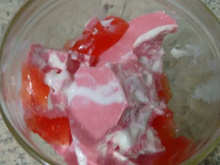 Sobremesa fácil de gelatina