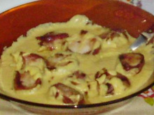 Medalhão de frango ao molho de milho