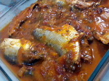 Sardinha na panela de pressão