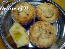 Cupcakes de laranja com banana