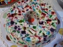 Mosaico de gelatina