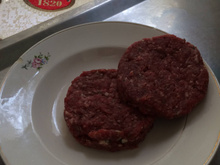 Hambúrguer recheado da Ju