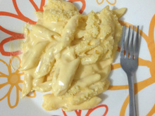Macarrão ao molho cheddar
