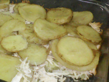 Peito de frango com batatas