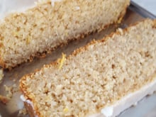 Bolo de limão integral e saudável