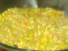 Quiabo com carne