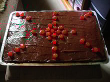 Recheio e cobertura de chocolate para bolos e tortas