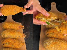 Coxa creme com casquinha crocante e interior suculento: depois que aprendi essa receita, só quero comer frango assim!