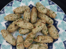 Bolinho de arroz na airfryer vegano