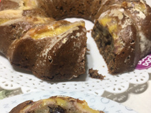 Bolo funcional de banana e maçã