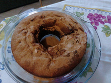 Bolo cuca de banana especial da tarde