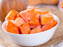 Posso congelar uma abóbora para aproveitá-la durante o resto do ano?